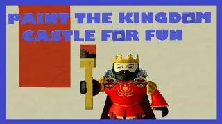 Roblox Islands Painting the Castle added water and banners update