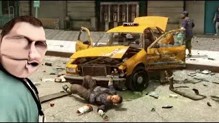 In traffic at a speed of 9999999, can the taxi take you to the navigation point? - GTA4
