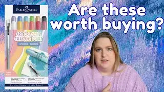 Faber Castell Art Crayons: Honest Review and Demonstration 
