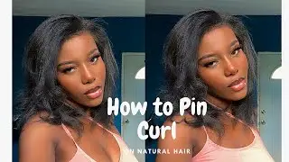 HOW TO PIN CURL  (HEATLESS WAVES)