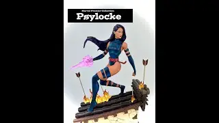 Marvel Premier Collection Psylocke  Resin Statue by Diamond Select Toys Review!!!