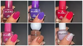 Zudio nail paints swatches || Zudio nail paints collection || Zudio nail polish 