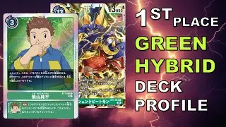 1st Place GREEN HYBRID ANCIENT BEETLEMON Deck Profile (Budget)