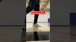 Wade Son of Flash traction /squeak test. #sonofflash #wayofwade #basketballshoes