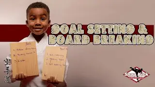 Board Breaking and Goal Setting Workshop #boardbreaking