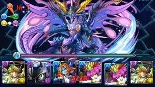 Puzzle & Dragons, Sky Dragon Rush - Legend. Lucifer team. 天空龍ラッシュ！ 地獄級 ルシファーPT ノーコン