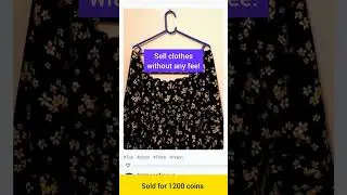 Easiest way to earn money from home! Sell clothes and items you don't want anymore  on FreeUp app.