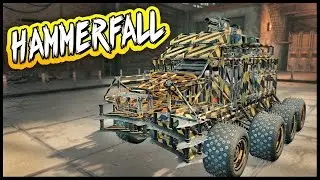 How The Hammer Falls ➤ Crossout Gameplay - Hammerfall Build Gameplay
