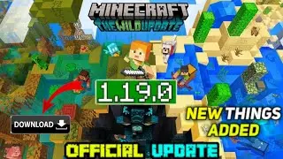 Minecraft Pe 1.19.0 Official Version Released | Minecraft 1.19 The Wild Update Official Released!