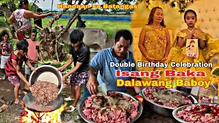 Isang Baka Dalawang Baboy  Double Birthday Celebration Handaan sa Batangas