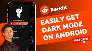 How to Get Dark Mode Reddit Android !