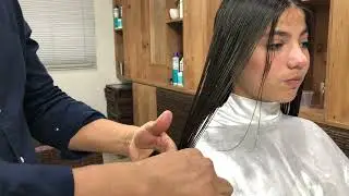 Como Fazer Corte desfiado com franja lateral !