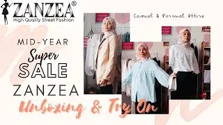 ZANZEA Lazada Mid-Year Super Sale || Unboxing & Try On Haul