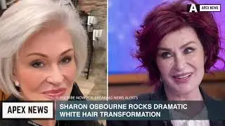 Sharon Osbourne rocks dramatic white hair transformation