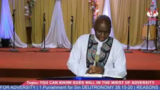YOU CAN KNOW GOD'S WILL IN THE MIDDLE OF ADVERSITY | REV.  BROWN CHAVASEKI |  SUNDAY SERVICE.