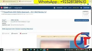 PowerPoint 2021 In Practice Skills Approach - Ch 1 Skill Review 1.2|SIMnet Assignment PowerPoint|