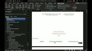 Membuat Header-Footer Perpustakaan UNAIR