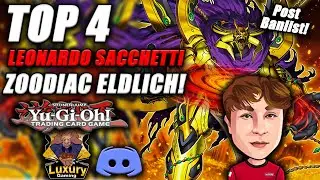 Yu-Gi-Oh! LCS XI Top 4: Zoodiac Eldlich Deck Profile [ft. Leonardo Sacchetti] Post March Banlist!