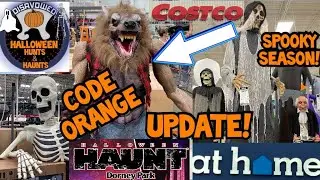 HALLOWEEN - NEW ANIMATRONICS + DECORATIONS -HUNT COSTCO AT HOME BIG LOTS - HAUNT UPDATES DORNEY PARK