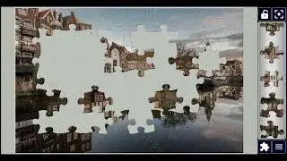 Tranquil Canal Views in Rotterdam 🛶🏠 jigsaw puzzle 🧩🧩//#trendingm#video#viralvideo @jigsawpuzzle390 