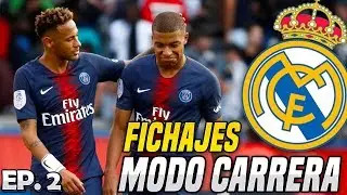 &iexcl;&iexcl;NEYMAR Y MBAPP&Eacute; OBJETIVOS!! &iexcl;&iexcl;FICHAJES!! | FIFA 18 Modo Carrera ''Manager'' Real Madrid CF - EP 2