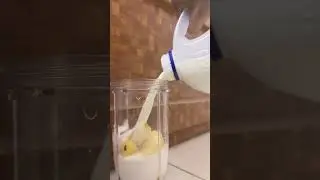 Easy way to make apple milkshake ingredients in comment section #applecocktail #appledessert