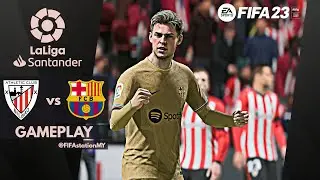 FIFA 23 - Athletic Bilbao vs Barcelona Full Match | Laliga [PC]