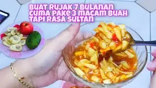 Resep Rujak tujuh bulanan yang enak || cara buat Rujak Serut || rasa sultan || Rujak buah
