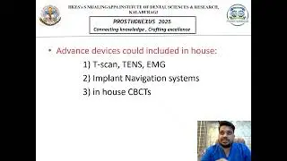 DAY 3 - SESSION 4 - TOPIC - DIGITAL WORKFLOW IN PROSTHODONTICS BY Dr AMOL