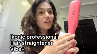 Ikonic Professional Hair Straightener Vibe + Reviews😍👌✅ #ikonic #hair #hairstyle #hairtutorial