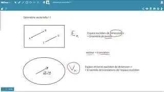 GV I1 Géométrie vectorielle : Qu'est-ce qu'un vecteur ?