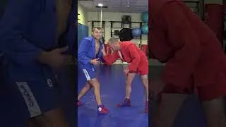 Arm bar from standing - Maslov turn over. Sambo academy. Sila partera. #bjj #sambo #judo #Shorts