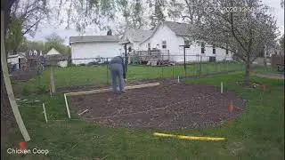 Chicken Coop with run, Day 1