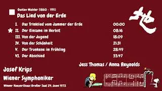 Gustav Mahler Das Lied von der Erde - Josef Krips 1972