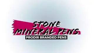 Prodir Branded QS Stone Pens | PromoBrand Merchandise