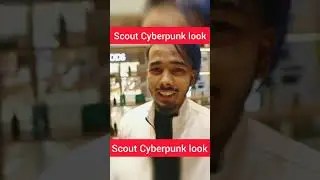 Scout cyberpunk look🔥🔥😍😍 Scout hair cutting video #Shorts #Scoutshortsclips #Shortsvideoyoutube