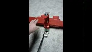 Lee single stage press mount painted red