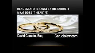 Tenants by the Entirety defined... Buying Home after Married!  #shorts