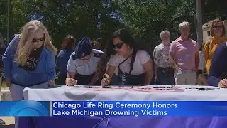 Chicago life ring ceremony honors Lake Michigan drowning victims