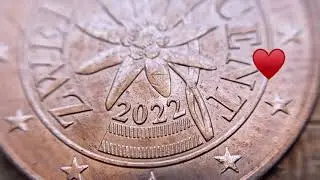 2 euro cent 2022 Austria - ďakujem dobr&yacute; človek