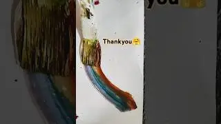 I Tried the Rainbow art trend#rainbowart #paintingforbegginers