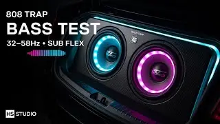 Trap Wave 808 BASS TEST 🔊 | 32&ndash;58Hz Subwoofer Punch | HS STUDIO