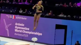 Rebeca Andrade 🇧🇷 - STUCK Cheng Vault - Team Final - World Championships 2023