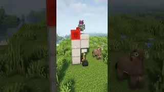Minecraft : Build An Easy Mini Robot 🤖 | Minecraft Build Hack | #minecraftshorts #minecraft #shorts