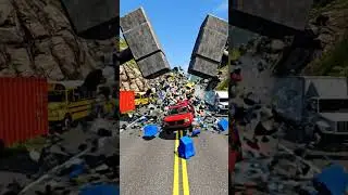 Ambulance Van vs Cargo Van &ndash; Hydraulic Crash Test! 🚑