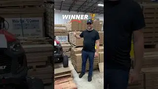 HE WON A $2,000 TRACTOR FOR $10 !!!😳🤯@Americanliquidations#shorts #americanliquidations #raffle
