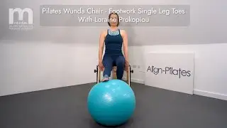 Pilates Split Pedal Wunda Chair Exercise - Mermaid Variation - Floor Seated Thread the Needle