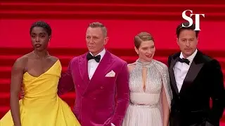 Daniel Craig on the red carpet for No Time To Die