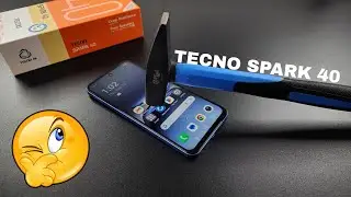 Tecno Spark 40 Screen Scratch Test 🔨🛠️| Spark 40 Durability Test 🔨🛠️