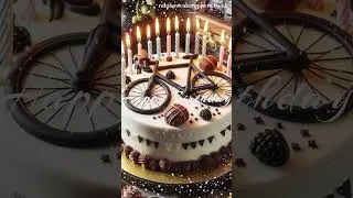 Bicycle Cake Happy Birthday Song #cake #happybirthdaysong #bicycle